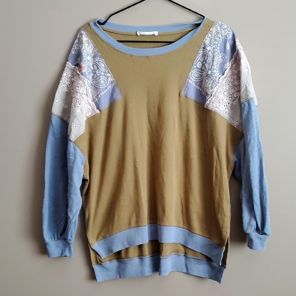 We The Free Batwing Ribbed Long Sleeve Top